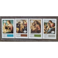 RELIGION SERIE COMPLETA DE ESTAMPILLAS NUEVAS MINT PINTURAS